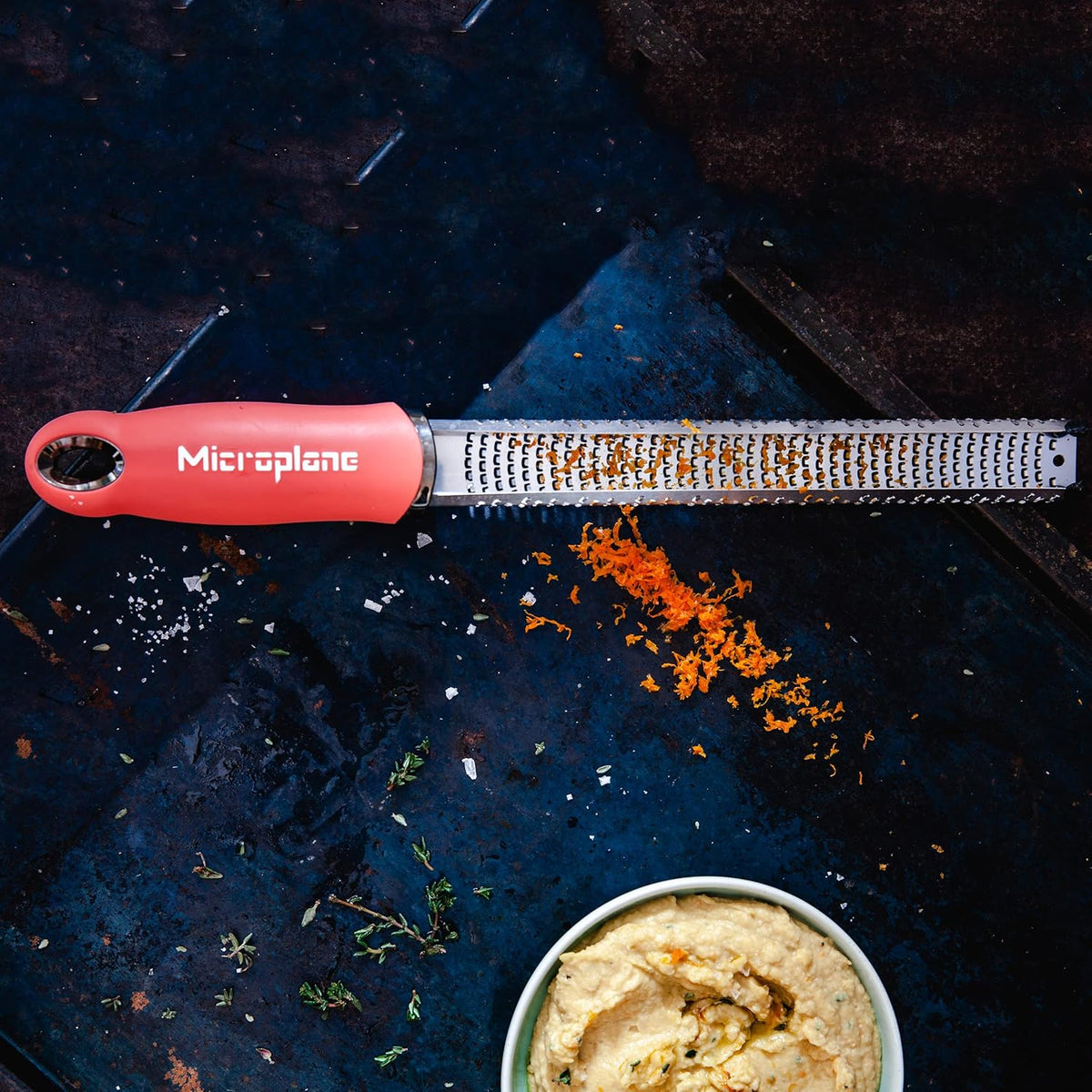 Premium Classic Series Zester 18/8, Black - Lemon Zester & Cheese Grater & Vegetable Grater - Citrus, Parmesan Cheese, Garlic, Ginger, Nutmeg, Chocolate - Stainless Steel Grater