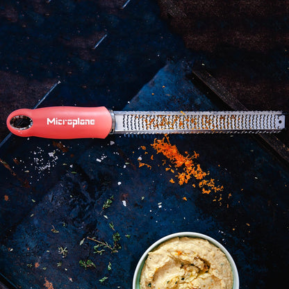 Premium Classic Series Zester 18/8, Black - Lemon Zester & Cheese Grater & Vegetable Grater - Citrus, Parmesan Cheese, Garlic, Ginger, Nutmeg, Chocolate - Stainless Steel Grater