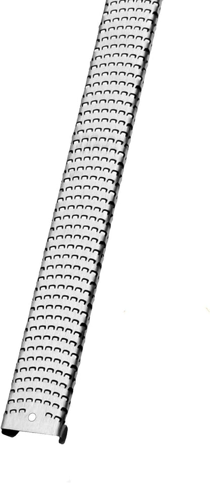 Premium Classic Series Zester 18/8, Black - Lemon Zester & Cheese Grater & Vegetable Grater - Citrus, Parmesan Cheese, Garlic, Ginger, Nutmeg, Chocolate - Stainless Steel Grater