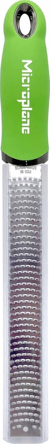 Premium Classic Series Zester 18/8, Black - Lemon Zester & Cheese Grater & Vegetable Grater - Citrus, Parmesan Cheese, Garlic, Ginger, Nutmeg, Chocolate - Stainless Steel Grater