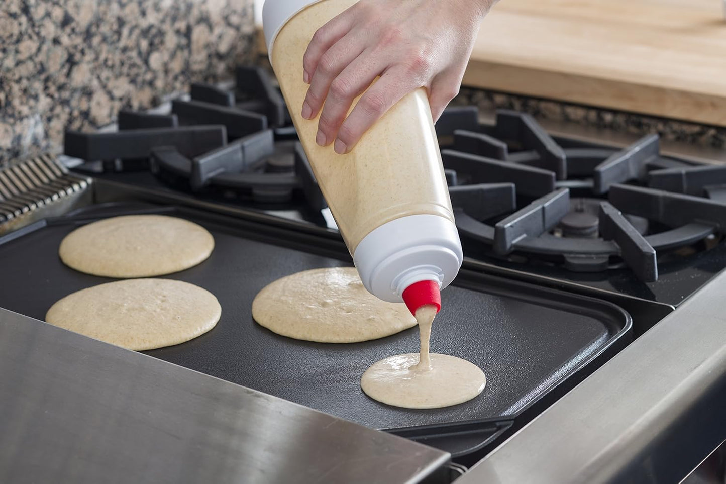 Pancake Batter Mixer with BlenderBall Wire Whisk