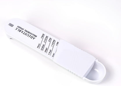 Adjustable Measuring Spoon with 5 Scales in One,1tsp, 1 1/2tsp, 2tsp, 2 1/2tsp, and 1 tbsp,Kitchen Measurements for Baking Cooking