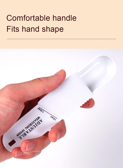 Adjustable Measuring Spoon with 5 Scales in One,1tsp, 1 1/2tsp, 2tsp, 2 1/2tsp, and 1 tbsp,Kitchen Measurements for Baking Cooking