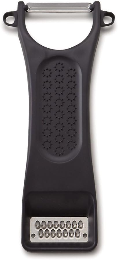 Suncraft Aizuma Senka AL-257 Peeler, Julienne Grater, Made in Japan, Black