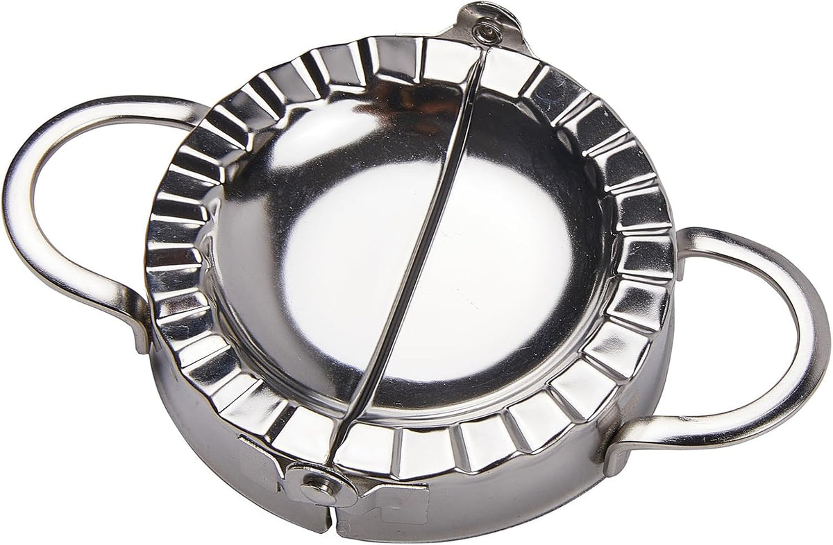 Stainless Steel Ravioli Maker, Dumpling Press with Handles, Pastry Dough Cutter (m)
