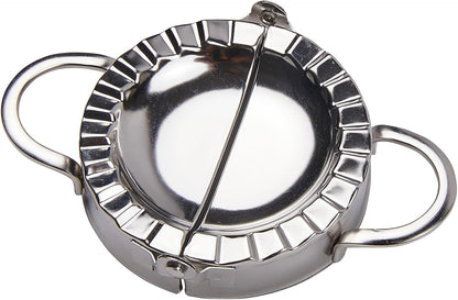 Stainless Steel Ravioli Maker, Dumpling Press with Handles, Pastry Dough Cutter (m)