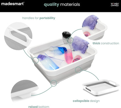 Sink Collapsible Sink Basin, White