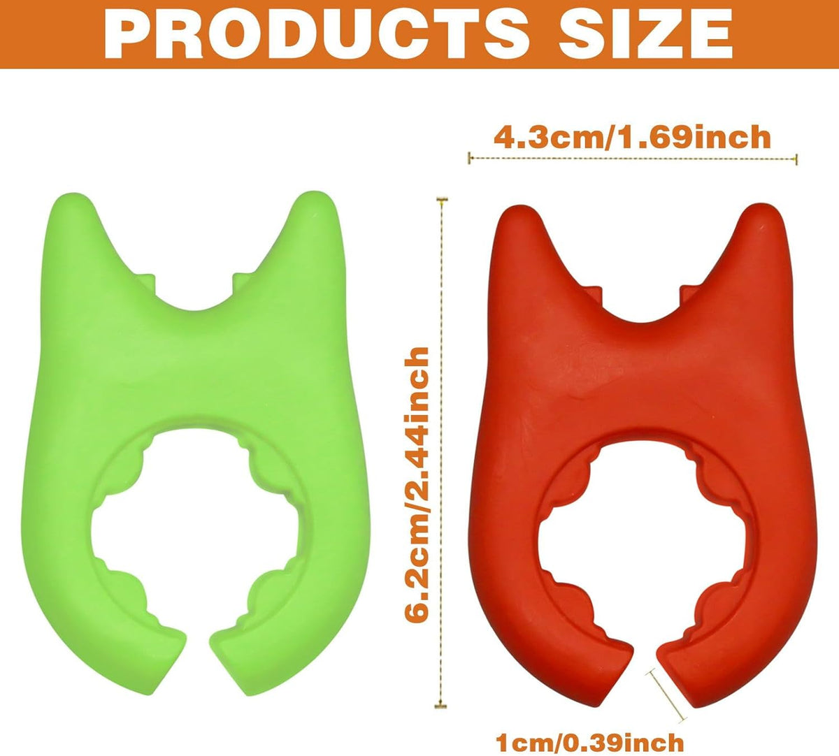 2pcs Silicone Pot Holders, Adjustable Kitchen Silicone Spoon Rest Suitable for Placing Spoons and Spatulas After Cooking in a Steamer Utensil Rest, Anti-Slip Spatula Pot Spoon Holder (Green/Red)