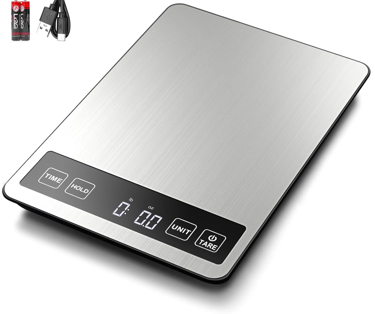 Food Scale, 22lb/0.1oz Digital Kitchen Scale - 7 Units, Tare & PCS