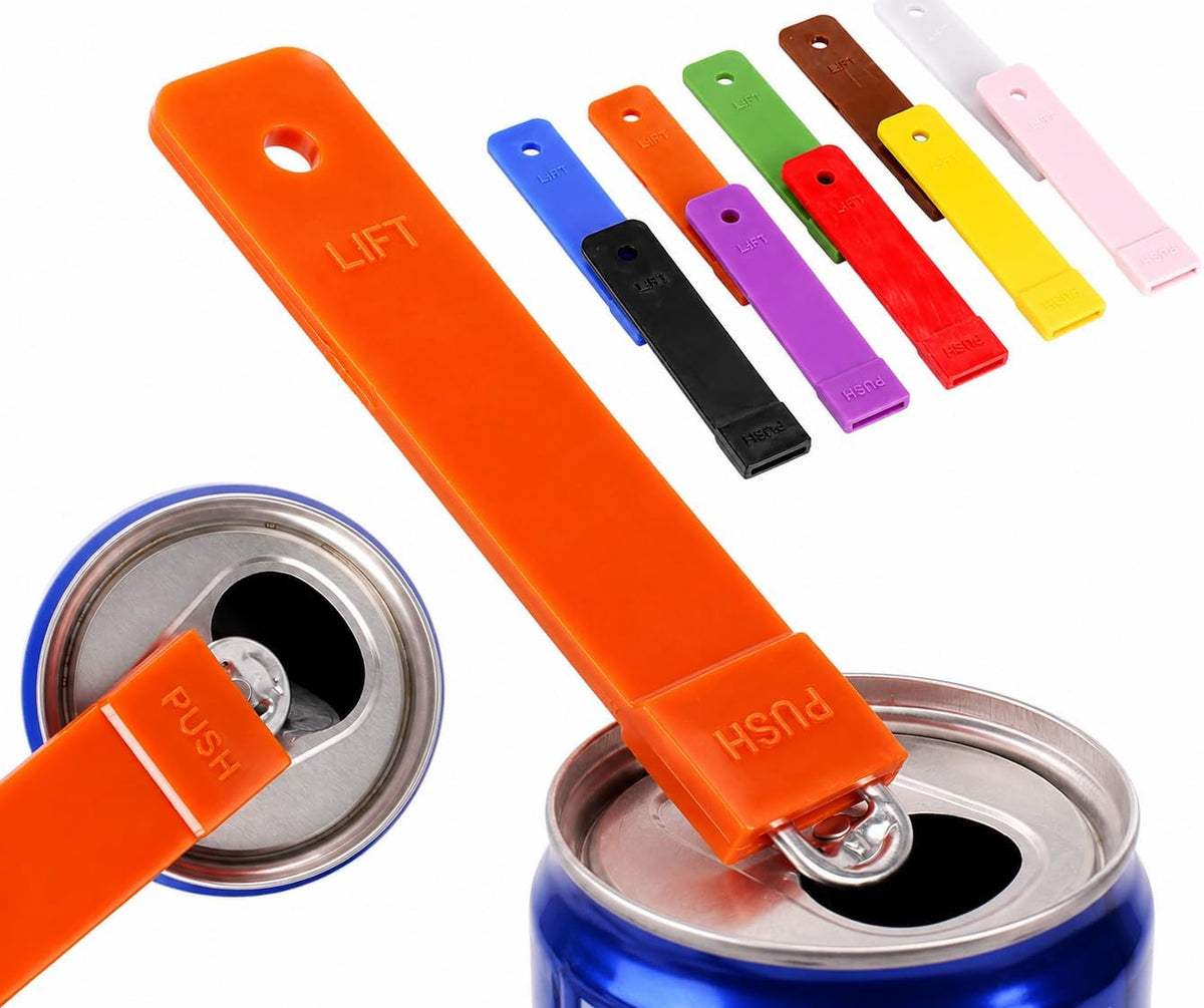 Pop Can Opener – 4 Pack Beer Can Opener, Soda Can Tab Opener, Party Essential Tool, Great Tool for Bartenders