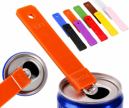 Pop Can Opener – 4 Pack Beer Can Opener, Soda Can Tab Opener, Party Essential Tool, Great Tool for Bartenders
