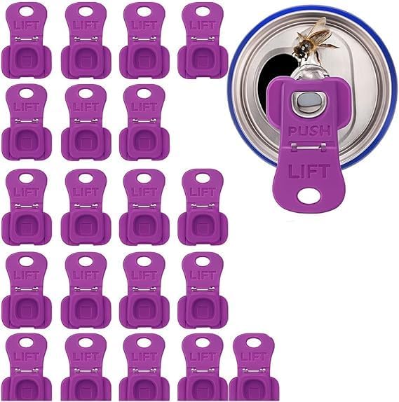 Pop Can Opener – 4 Pack Beer Can Opener, Soda Can Tab Opener, Party Essential Tool, Great Tool for Bartenders