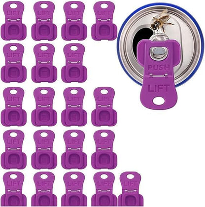 Pop Can Opener – 4 Pack Beer Can Opener, Soda Can Tab Opener, Party Essential Tool, Great Tool for Bartenders
