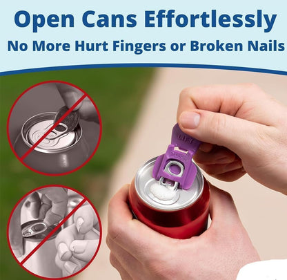 Pop Can Opener – 4 Pack Beer Can Opener, Soda Can Tab Opener, Party Essential Tool, Great Tool for Bartenders