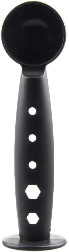 Coffer Tamper, Multifunctional Espresso Tamper with 10g Measuring Spoon, Coffee Tamping Tool for Barista Coffee Bean Press Coffee Grind Pressing (Espresso Scoop with Tamper 49mm)