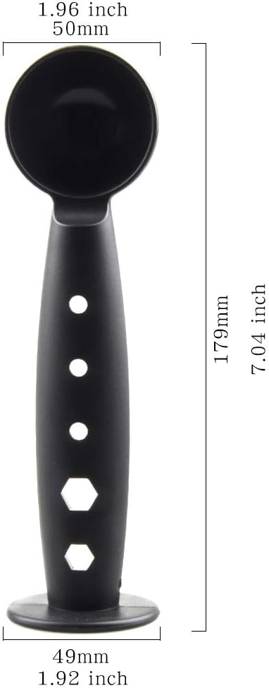Coffer Tamper, Multifunctional Espresso Tamper with 10g Measuring Spoon, Coffee Tamping Tool for Barista Coffee Bean Press Coffee Grind Pressing (Espresso Scoop with Tamper 49mm)