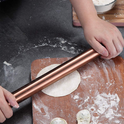 Stainless Steel Rolling Pin, Matte Finish 16.7 Inches, Rolling Pin For Baking Pizza Dough, Pie, Cookie, Essential Kitchen Utensil Gift Ideas For Bakers.