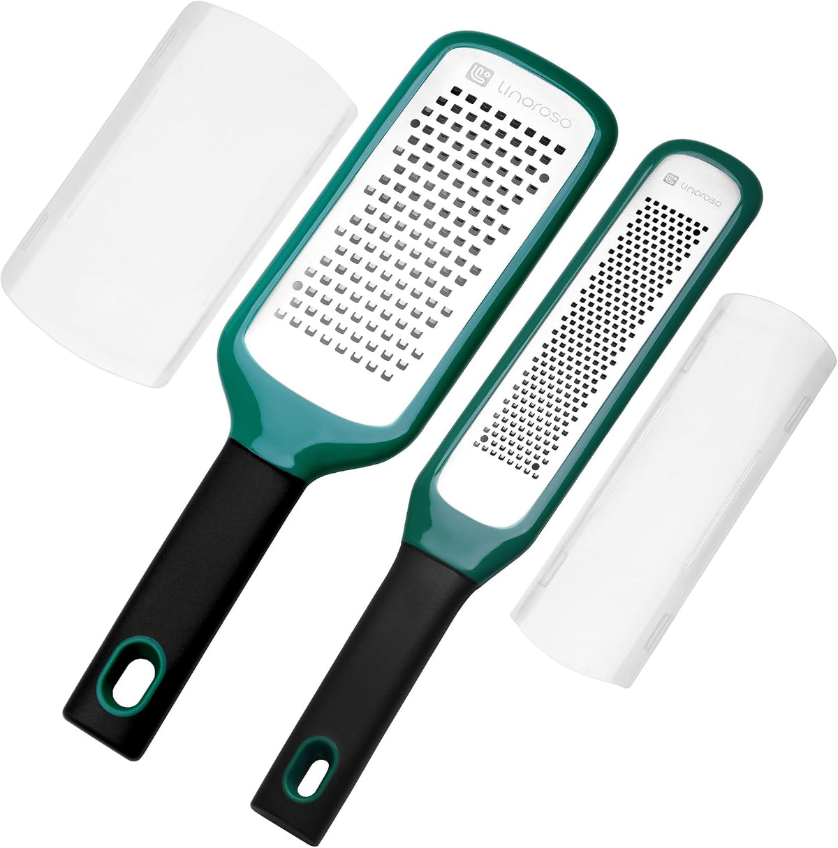 Lemon Zester Grater of 2, Kitchen Tool for Cheese, Garlic, Nutmeg