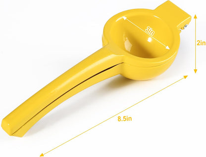 Premium Lemon Squeezer, Large Heavy Duty Handhelp Juicer for Lemon, Metal Hand Press Citrus Juicer, Lime Squeezer Bar Tool, Manual Citrus Press
