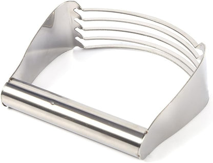 Dough Cutter Pastry Blender Mixer Stainless Steel Baking Tool Kitchen Craft Pastry Dough Handheld Cutter Stainless Steel Baking Tool for Home Kitchen Nan for