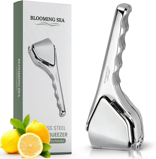Lemon Squeezer - Compact & Heavy-Duty Citrus Press Juicer with Ergonomic Handle & Built-in Filter, Premium Quality Manual Squeezer for Lime & Lemons.