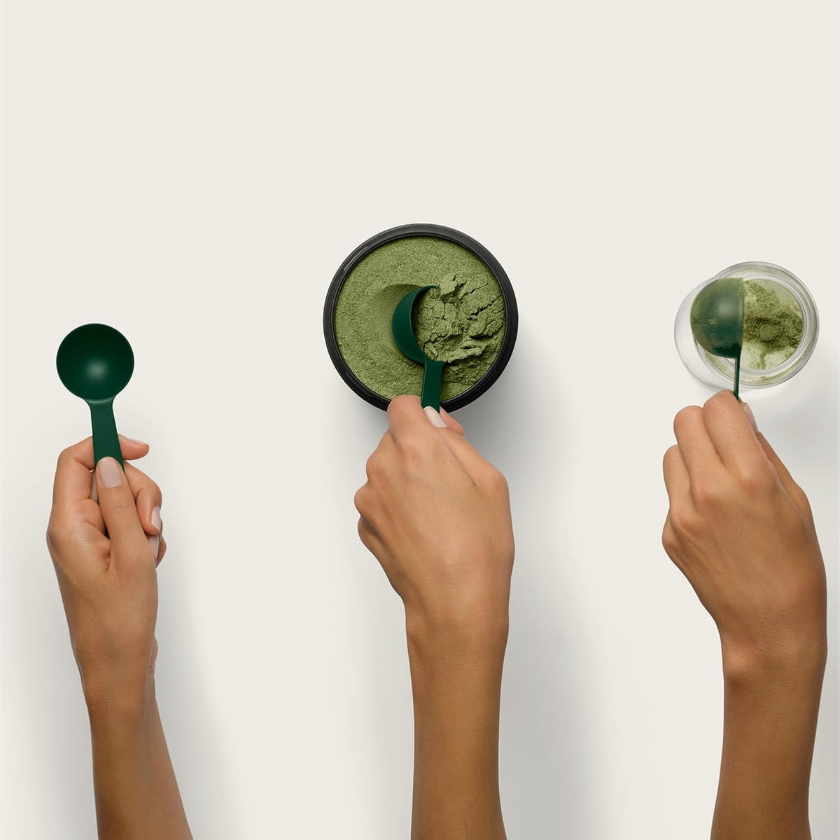 Stainless Steel Scoop or Greens Powder | Precision Measuring Tool | Premium Metal Design Ideal for Supplements, Protein Blends, and Dry Ingredients, Easy Portioning, Convenient Use