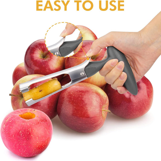 Premium Apple Corer Tool – Featuring Ultra-Sharp Stainless Steel with Serrated Blades for Effortless Coring – Easy to Operate and Clean, Durable Tool Ideal for Baking Apples and Other Culinary Uses