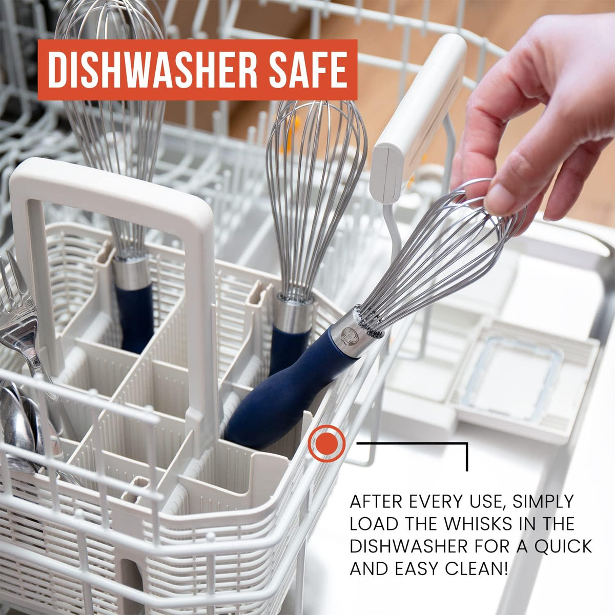 3-Piece Kitchen Whisk Set, Stainless Steel Whisks for Cooking, Wisk Kitchen Tool, Thick Wire Whisk Set, Wisking Tool for Cooking, Blending, Whisking, Beating and Stirring