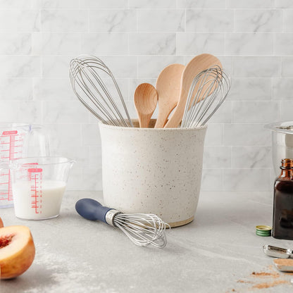 3-Piece Kitchen Whisk Set, Stainless Steel Whisks for Cooking, Wisk Kitchen Tool, Thick Wire Whisk Set, Wisking Tool for Cooking, Blending, Whisking, Beating and Stirring
