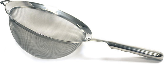8" KRONA Stainless Steel Double Mesh Strainer, 8", as shown