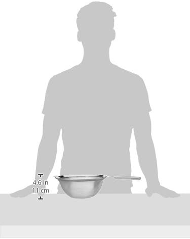 8" KRONA Stainless Steel Double Mesh Strainer, 8", as shown