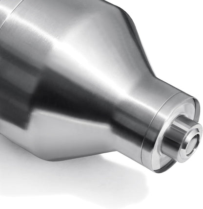 Pancake Batter Dispenser with Stand, Commercial 18/8 Stainless Steel Batter Dispenser for Pancakes, Waffles, Portion Control, Silver