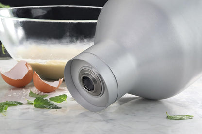 Pancake Batter Dispenser with Stand, Commercial 18/8 Stainless Steel Batter Dispenser for Pancakes, Waffles, Portion Control, Silver