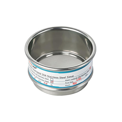 2.36" (6cm) Full 304 Stainless Steel Mini Lab Sieve, 40 Mesh (0.45mm)
