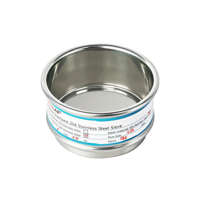 2.36" (6cm) Full 304 Stainless Steel Mini Lab Sieve, 40 Mesh (0.45mm)