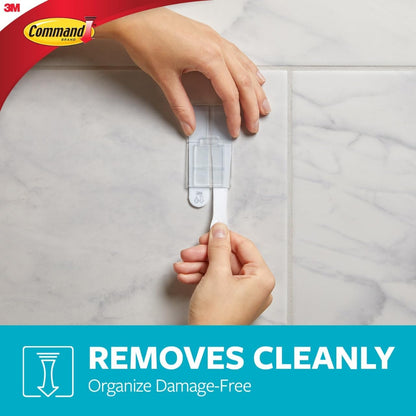 Shower Caddy, 1 Caddy, 4 Large Strips | Water Resistant, Damage-Free Hanging with Adhesive Strip, Ideal for Bathroom Organization, Easy Installation