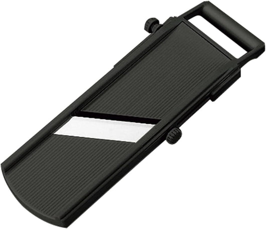 SAMURAI Slicer Japanese Mandoline Vegetable Slicer Made in Japan Adjustable Slice Thickness Stainless Steel Blade (Wide)