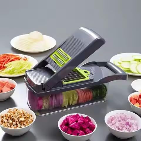 Vegetable Chopper, Vegetable Dicer,Vegetable Slicer, Vegetable Cutter, Food Chopper, Fruit Slicer, Kitchen Gadgets & Accessories(16in1+peelar)