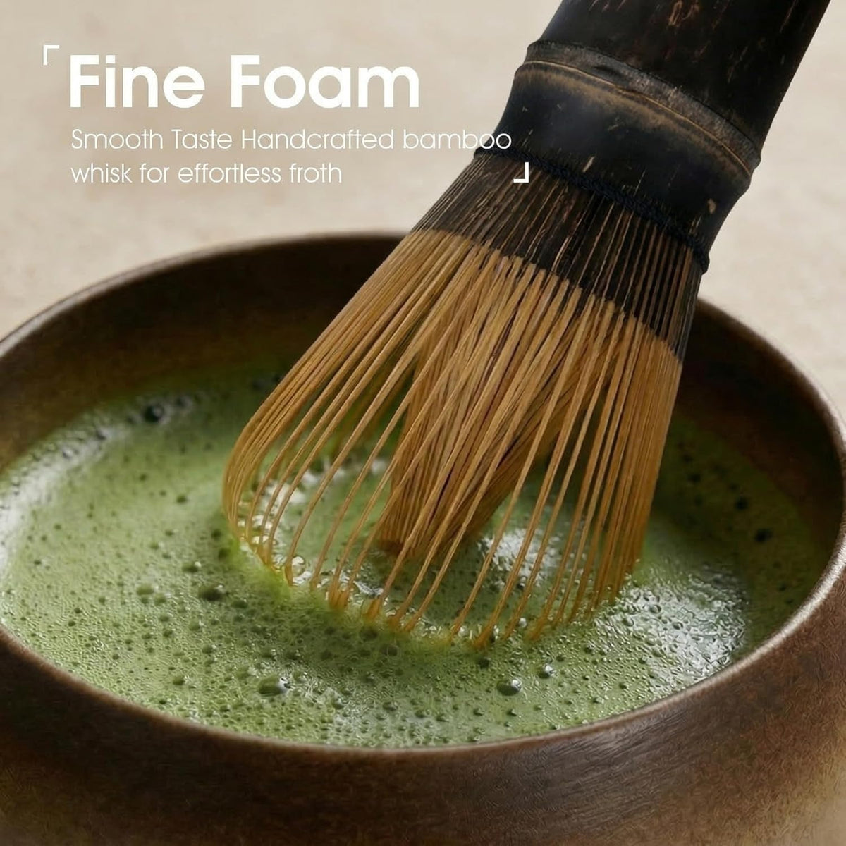 Matcha Set, 7-Piece Matcha Whisk Set with Bowl & 100-Prong Whisk