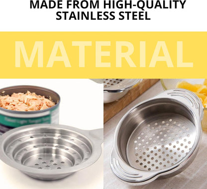 Spider Strainer Set of - Stainless Steel Frying Spoons for Cooking Skimmer Ladle for Oil Fryer Pasta and Fat Durable Strainer Scoop Kitchen Utensil for Frying and Draining
