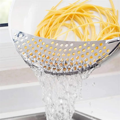 Spider Strainer Set of - Stainless Steel Frying Spoons for Cooking Skimmer Ladle for Oil Fryer Pasta and Fat Durable Strainer Scoop Kitchen Utensil for Frying and Draining