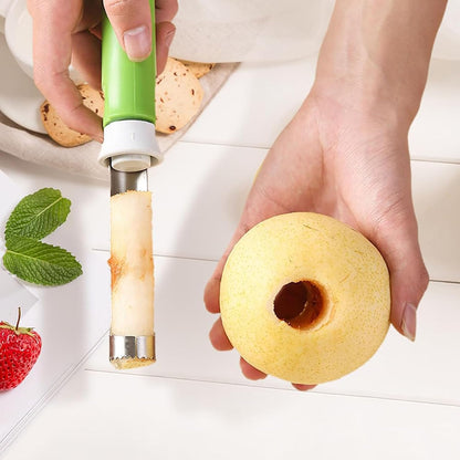 2 in 1 Stainless Steel Fruit Corer & Peeler - 2026 New Kitchen Apple Core Removal Tool,2 in 1 Apple Corer and Peeler Tool (A)