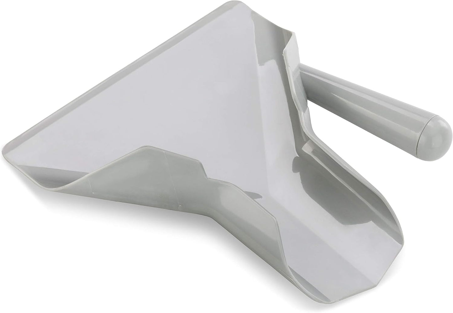 37814 Polycarbonate Commercial French Fry Bagger Right Handle, Gray