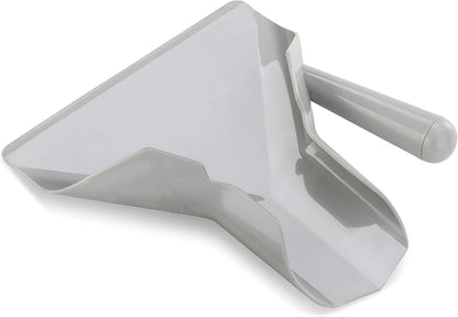 37814 Polycarbonate Commercial French Fry Bagger Right Handle, Gray