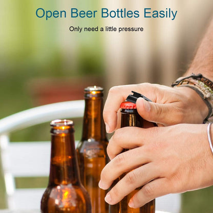 6PCS Colorful Key Chain Beer Bottle Openers for Bar and Home, 6 Color