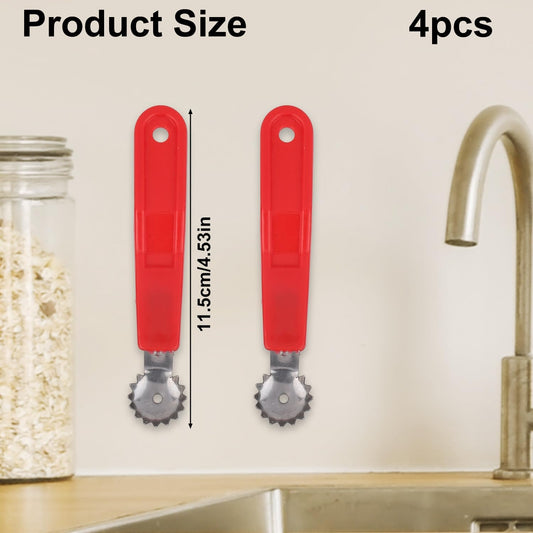 4pcs Tomato Corer Tools, Stainless Steel Strawberry Huller Fruit & Vegetable Stem Remover Practical Kitchen Tool for Dessert & Salad Prep