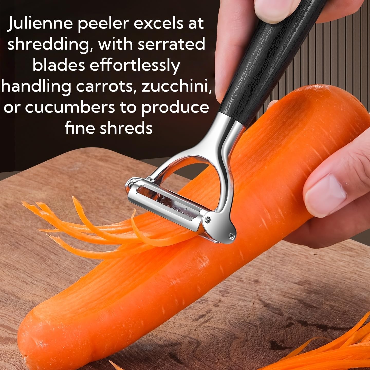Multifunctional Vegetable Julienne Peeler | For Kitchen, Camping, Travel，commercial，multi function utilitarian peeler