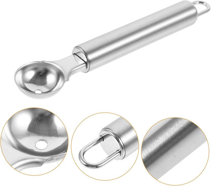 Ice Cream Accessories Round Melon Baller Stainless Steel Scoop Dessert Baller Easy Scoop