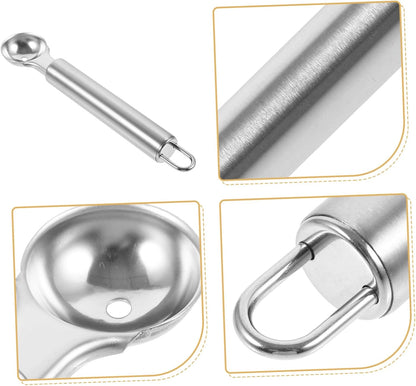 Ice Cream Accessories Round Melon Baller Stainless Steel Scoop Dessert Baller Easy Scoop