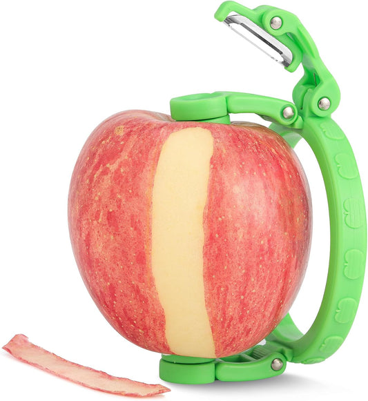 Handheld Apple Peeler for Apple Pear Manual Rotating Apple Pear Peeler Zester Kitchen Gadget Apple Peeling Hand Rotation Fruit Spiralizer Peeler Machine Gift Ideas